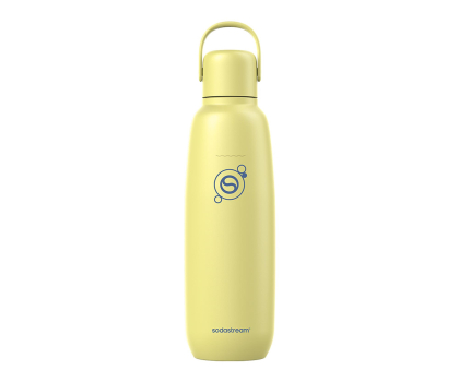 Bidon i butelka sportowa SodaStream Butelka termiczna Fizz&Go w kolorze żółtym 0,9l